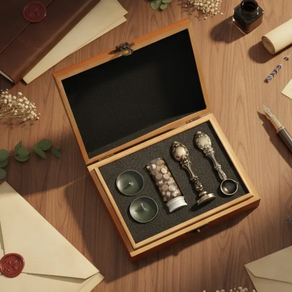 ست مهر و موم طرح اختصاصی برای هدیه و بسته بندی